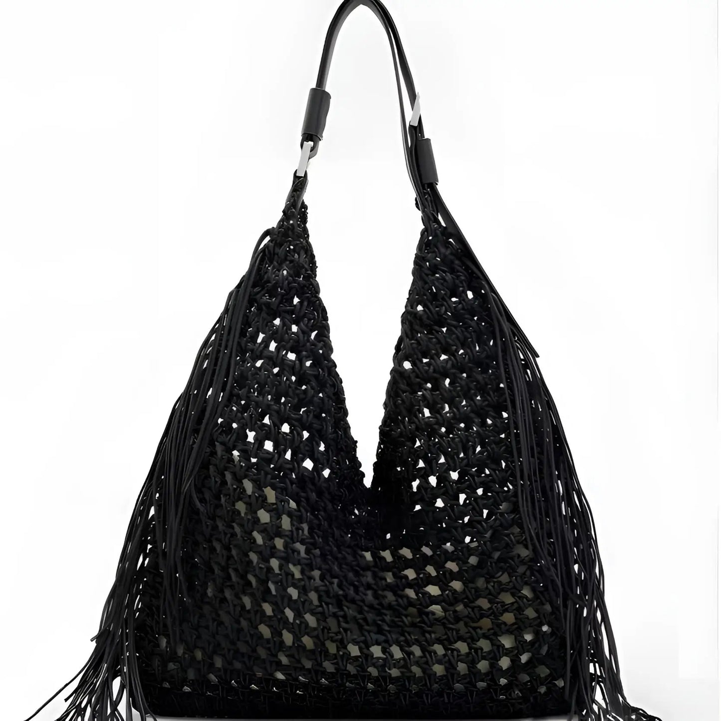 Bohemian Beach Bag for Women – Luxury Designer Handbag with Hollow Tassels (2025 New Arrival)