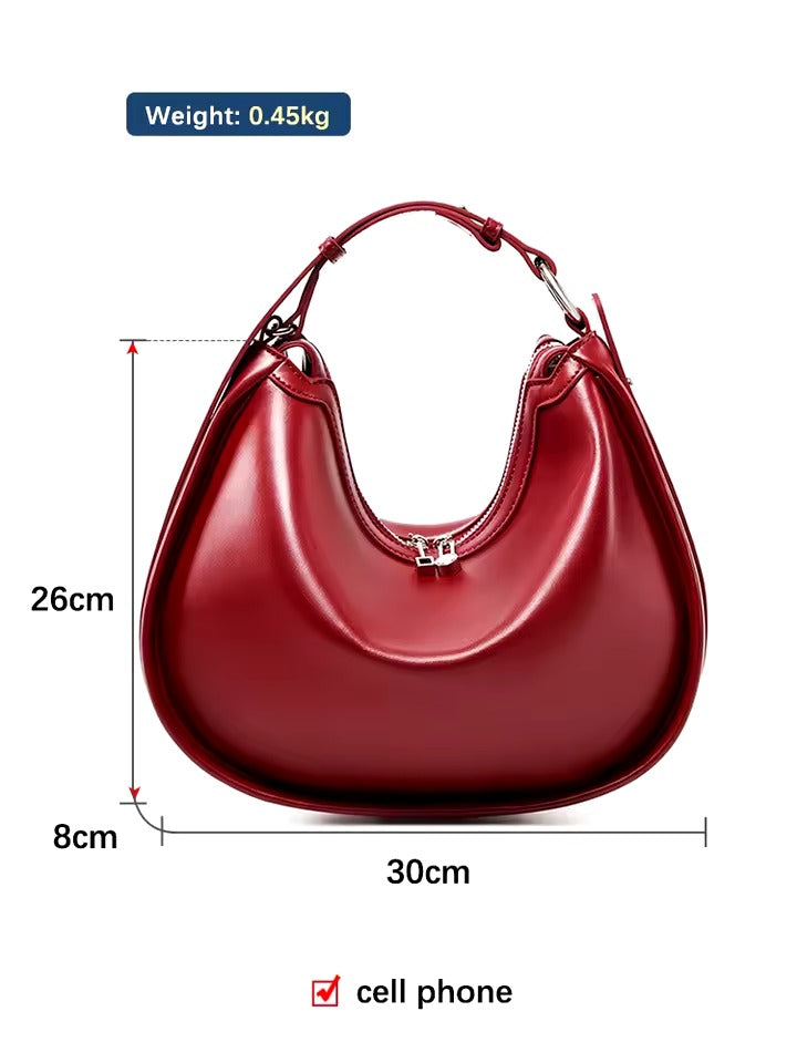 Genuine Leather Crossbody Bag – Elegant & Functional