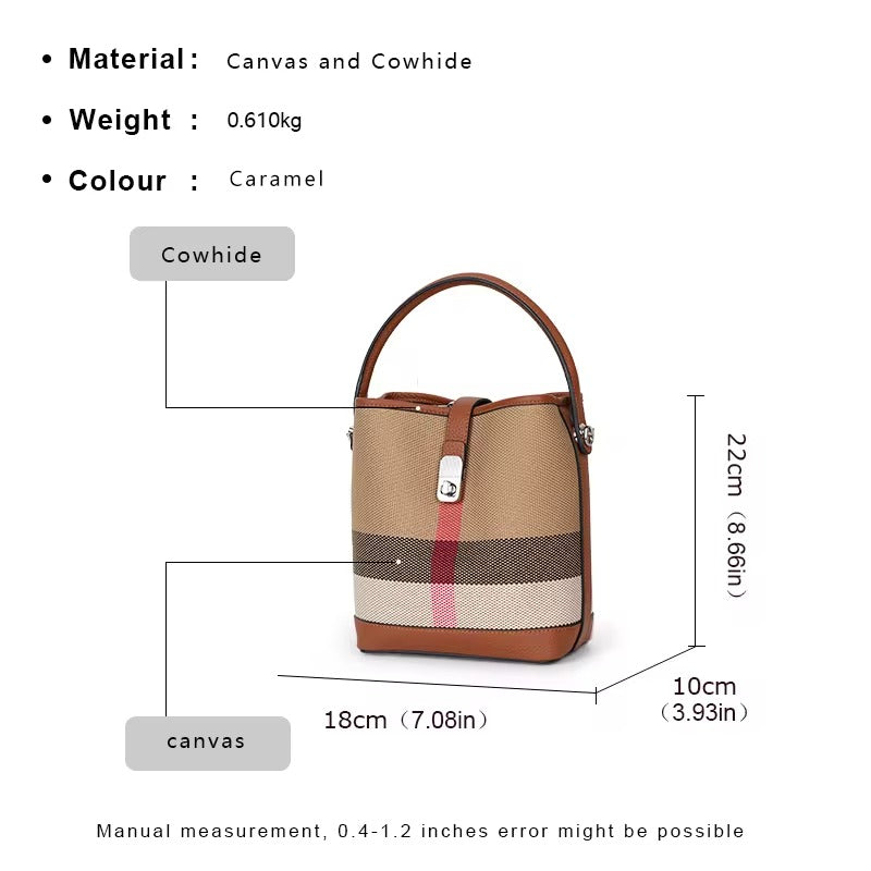 Cowhide Shoulder Crossbody Bag – Chic & Versatile