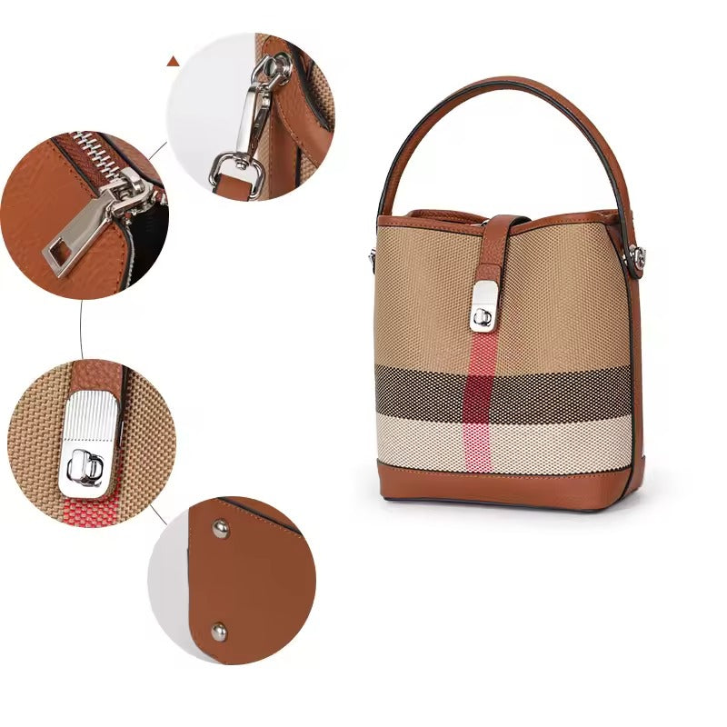 Cowhide Shoulder Crossbody Bag – Chic & Versatile