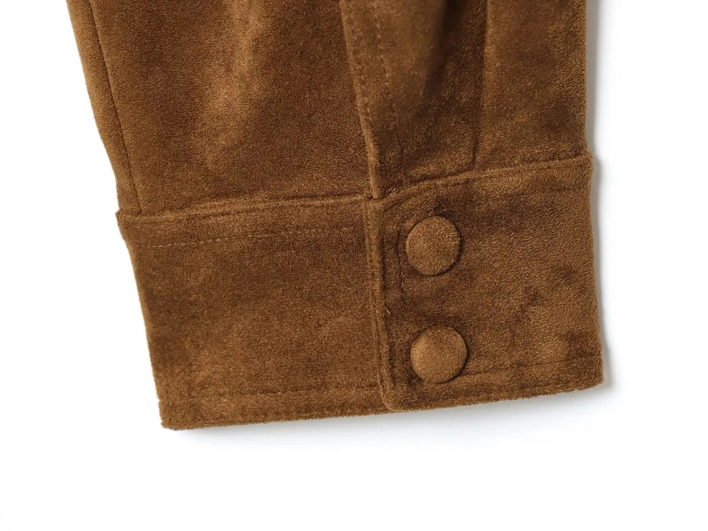 Long Sleeve Lapel Collar Jacket For Women