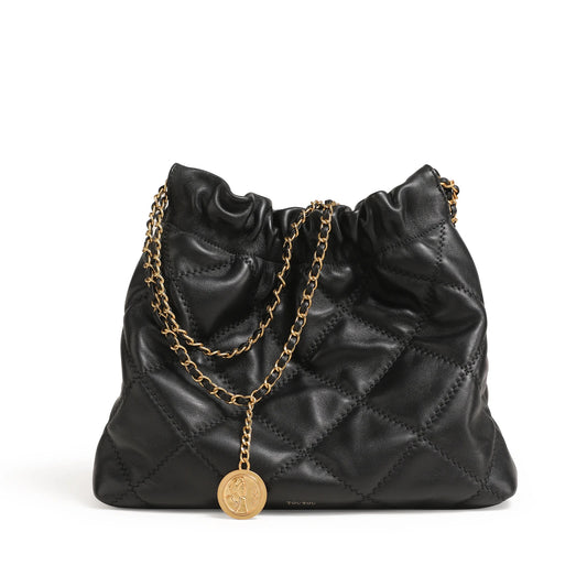 Fashionable Large Capacity Crossbody Bag – Quilted Leather