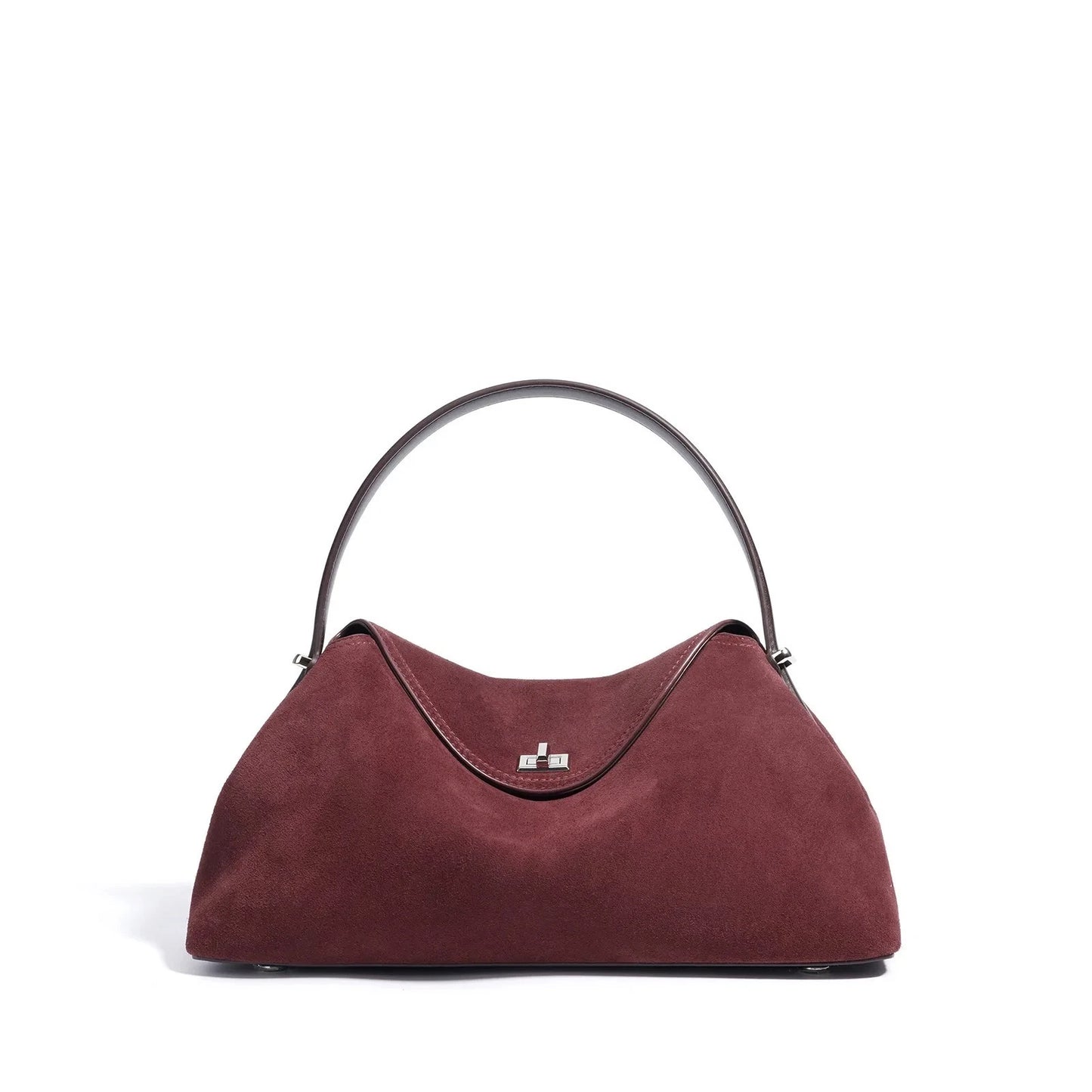 Luxury Suede Cowhide Leather Shoulder Bag