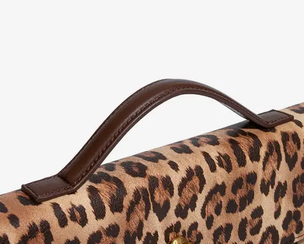 Leopard Print Handbag | Stylish Banquet & Crossbody Bag