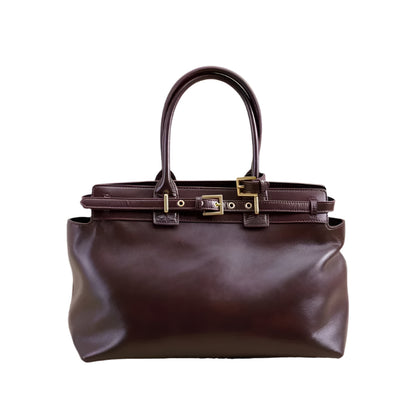 Vintage Satchel Tote - Winter Shoulder Bag | Essence New York