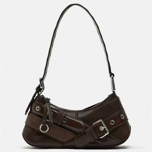 Luxury Retro Hottie Bag | High-End Motorcycle Shoulder Bag