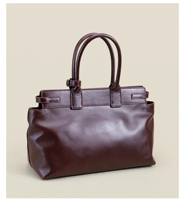 Vintage Satchel Tote - Winter Shoulder Bag | Essence New York