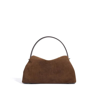 Luxury Suede Cowhide Leather Shoulder Bag