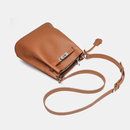 Vegan Leather Bucket Bag – 2025 Casual Crossbody & Shoulder Purse for Women