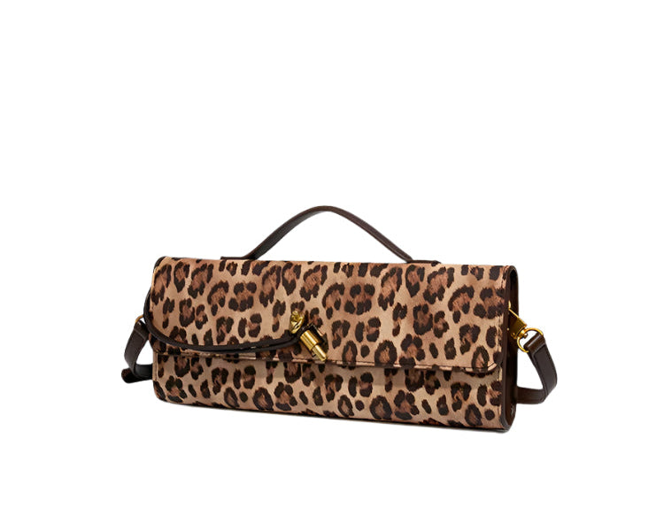 Leopard Print Handbag | Stylish Banquet & Crossbody Bag