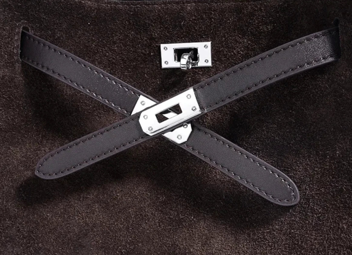 Genuine Suede Leather Elegant Tote Bag