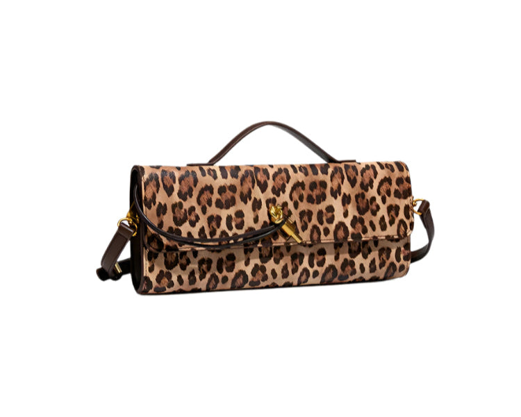 Leopard Print Handbag | Stylish Banquet & Crossbody Bag