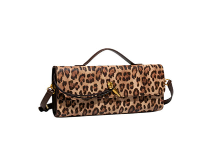 Leopard Print Handbag | Stylish Banquet & Crossbody Bag