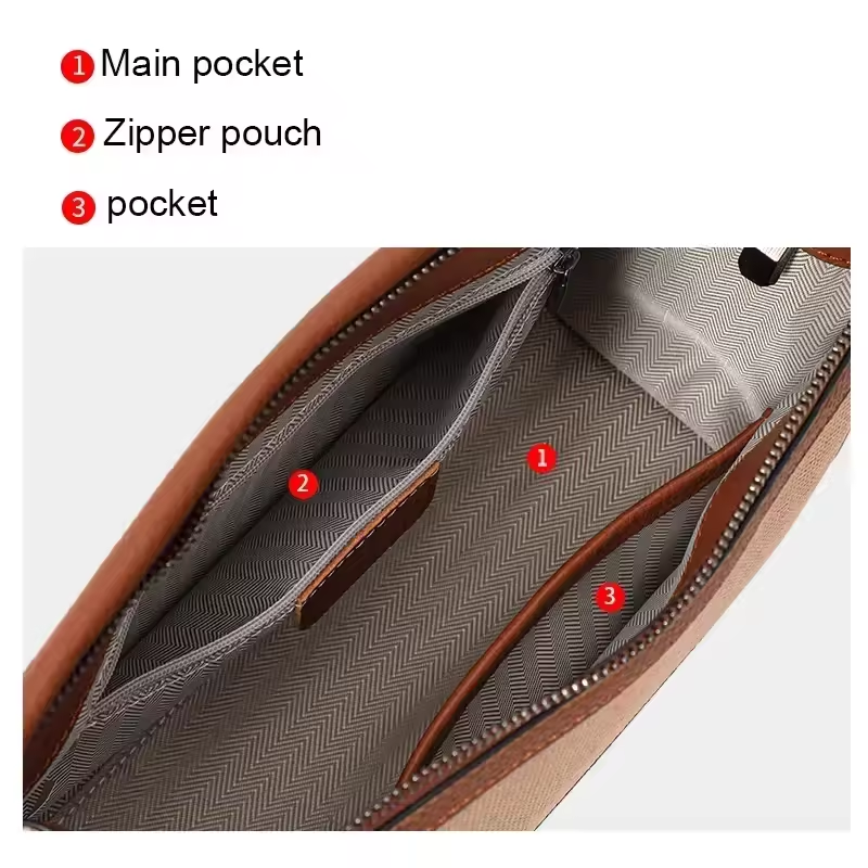 Genuine Leather Shoulder Crossbody Bag – Stylish & Versatile