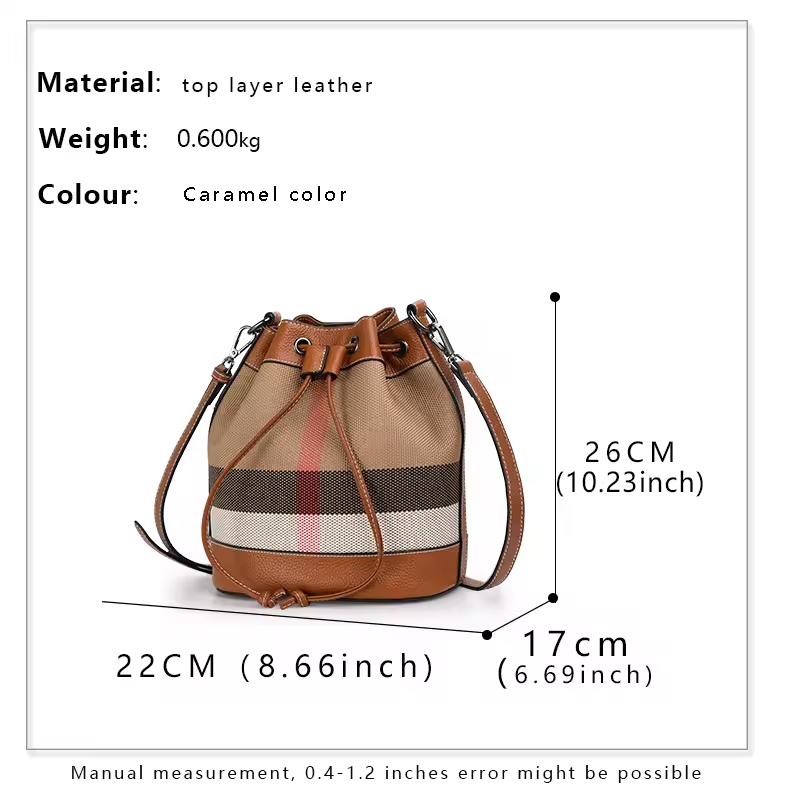 Cowhide Classic One-Shoulder Crossbody Bag
