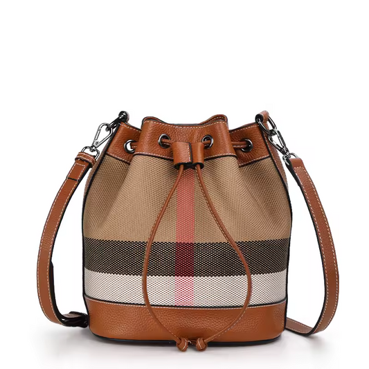 Cowhide Classic One-Shoulder Crossbody Bag