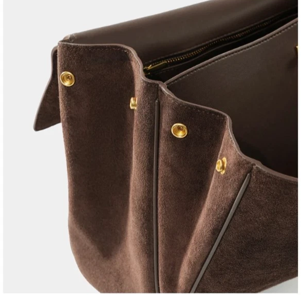 Autumn Winter Women’s Genuine Suede Leather Tote Bag