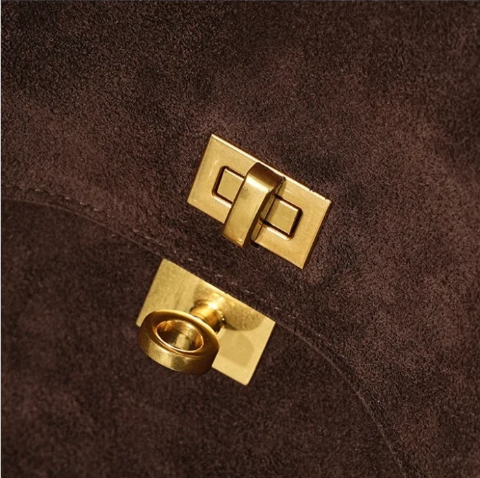 Autumn Winter Women’s Genuine Suede Leather Tote Bag