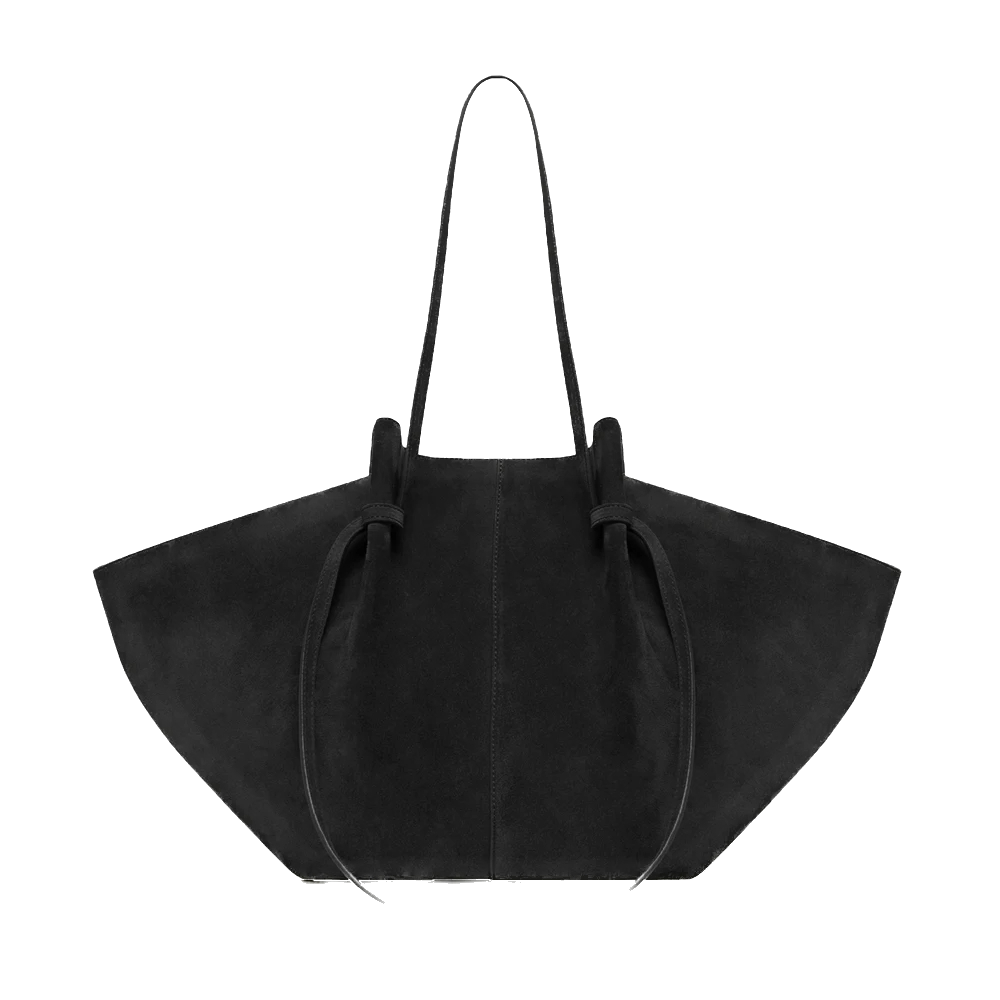 Large Suede Tote Bag | Luxury Designer Handbag for Women