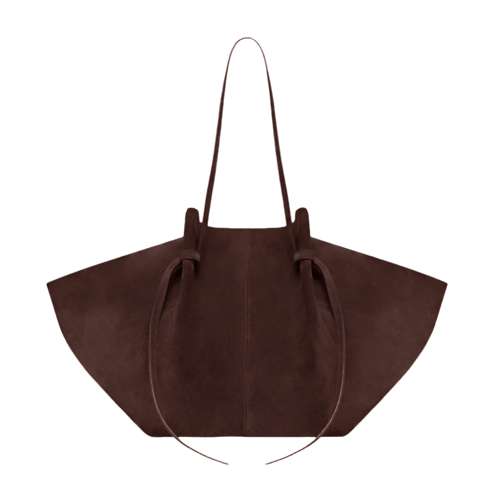 Large Suede Tote Bag | Luxury Designer Handbag for Women