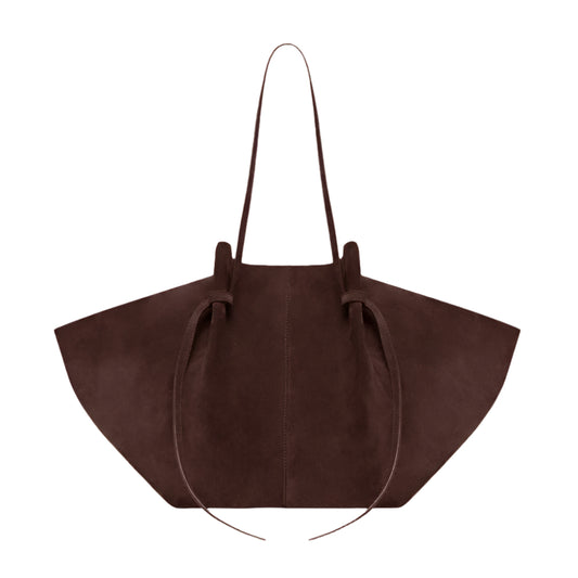 Large Suede Tote Bag | Luxury Designer Handbag for Women