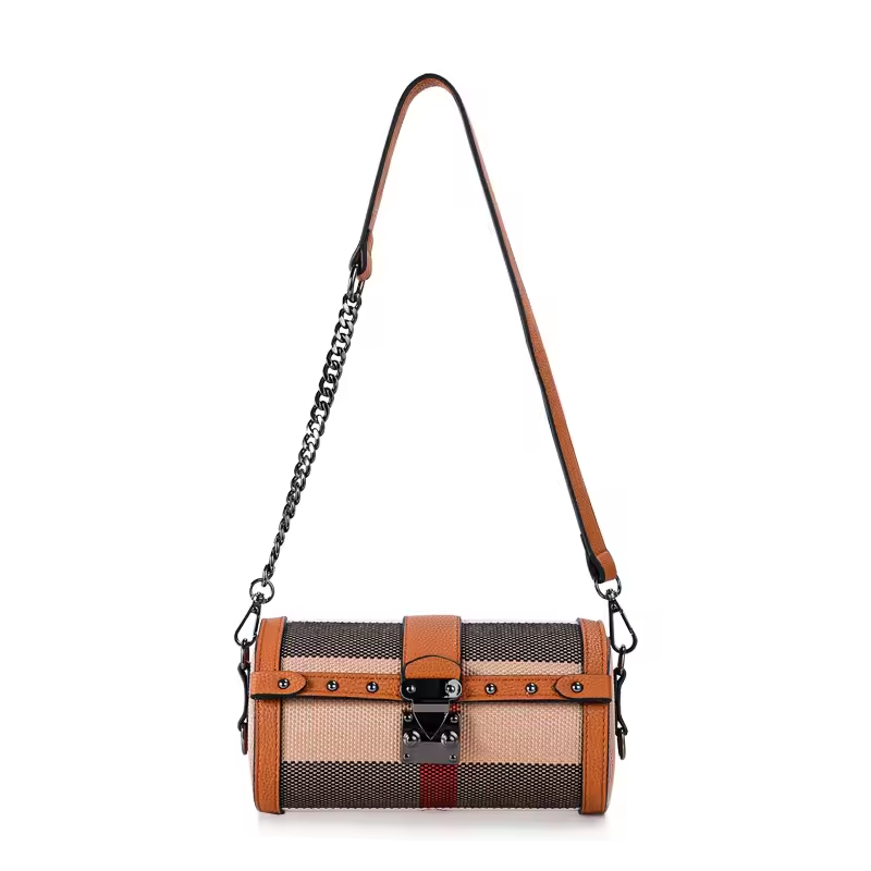 Retro Chic Tote & Shoulder Bag – Elegant & Spacious