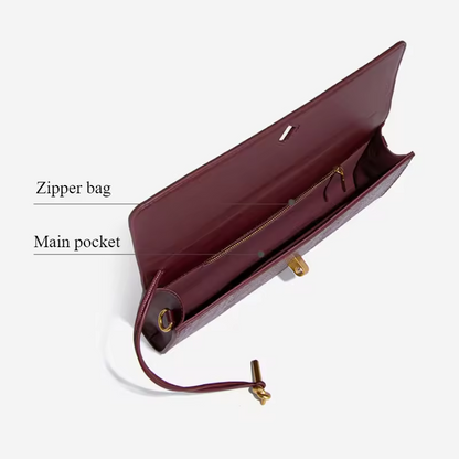 Chic Crocodile Pattern Crossbody Bag – Elegant & Stylish