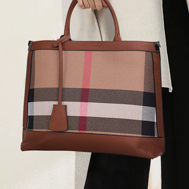 Fashionable Genuine Leather Tote Bag – Large Capacity & Chic