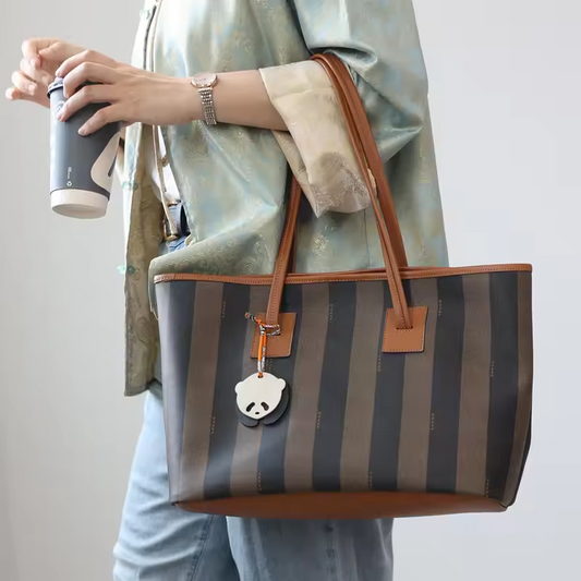 Simple Design Tote – Large Waterproof Handbag for Women