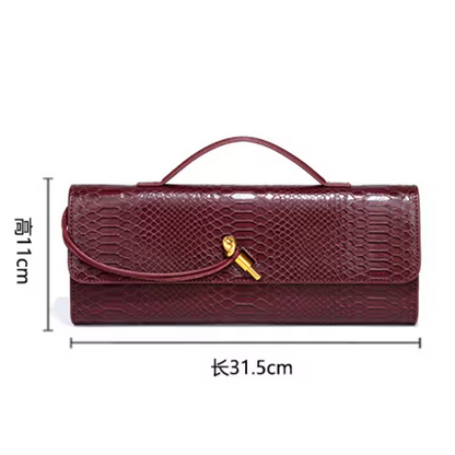 Chic Crocodile Pattern Crossbody Bag – Elegant & Stylish
