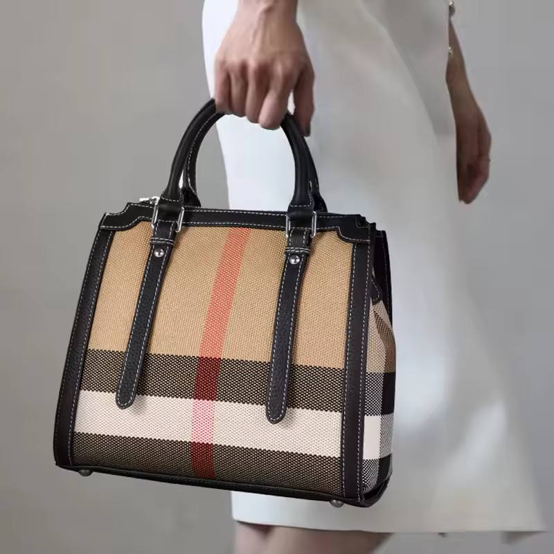 Genuine Leather Shoulder Tote Bag – Large Capacity & Stylish