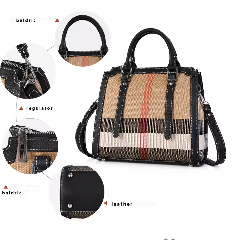 Genuine Leather Shoulder Tote Bag – Large Capacity & Stylish