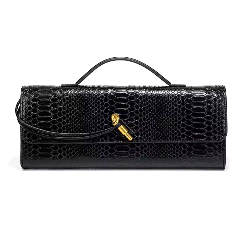 Chic Crocodile Pattern Crossbody Bag – Elegant & Stylish