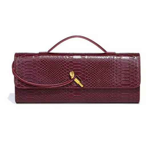 Chic Crocodile Pattern Crossbody Bag – Elegant & Stylish