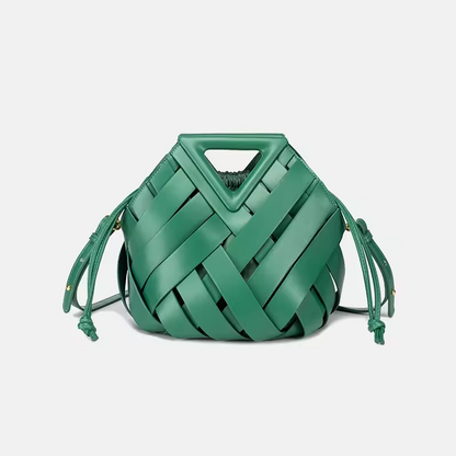 French Retro PU Leather Handbag – Elegant & Trendy