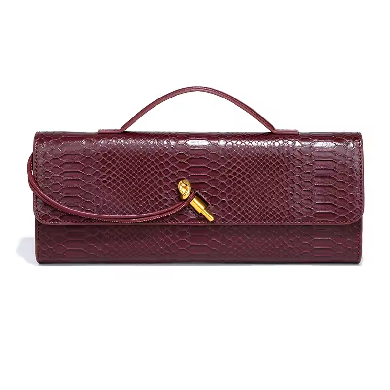Chic Crocodile Pattern Crossbody Bag – Elegant & Stylish