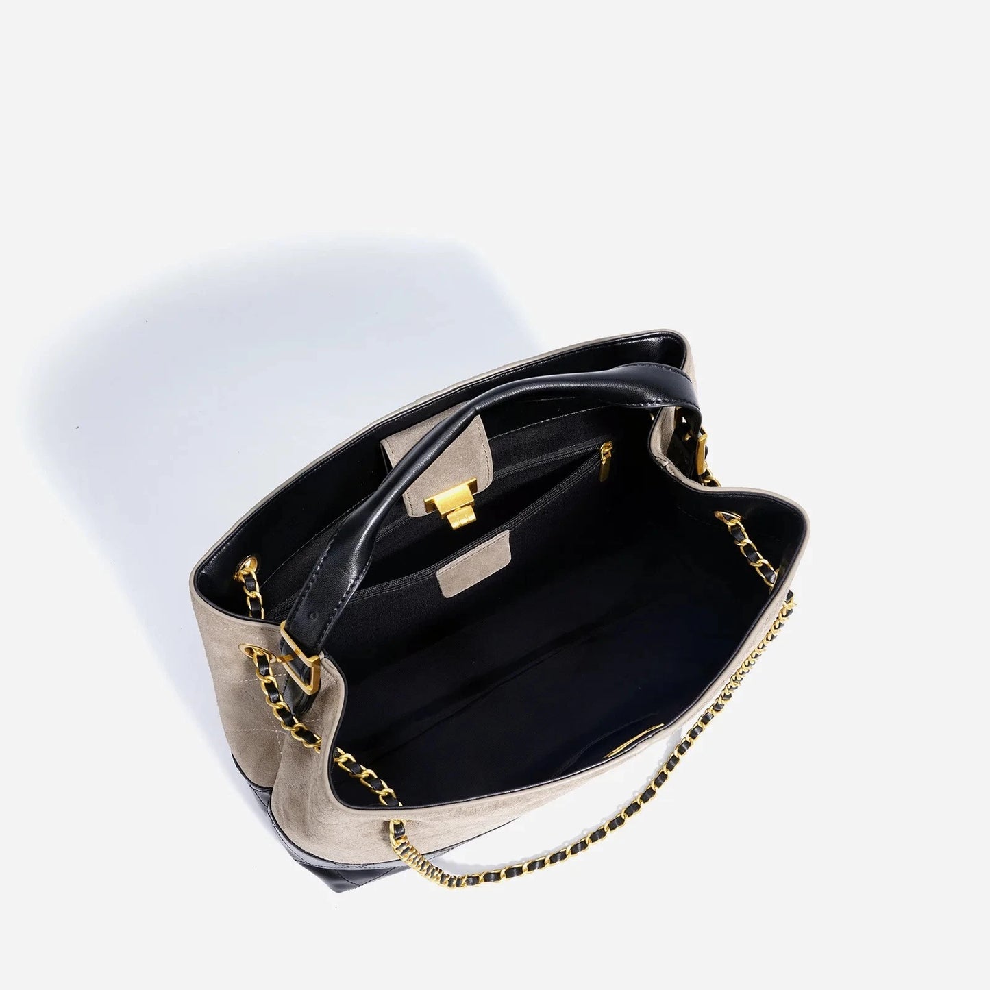 Genuine Suede Leather Shoulder Bag