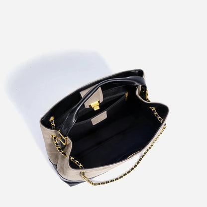 Genuine Suede Leather Shoulder Bag