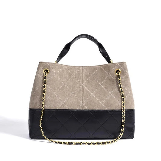 Genuine Suede Leather Shoulder Bag