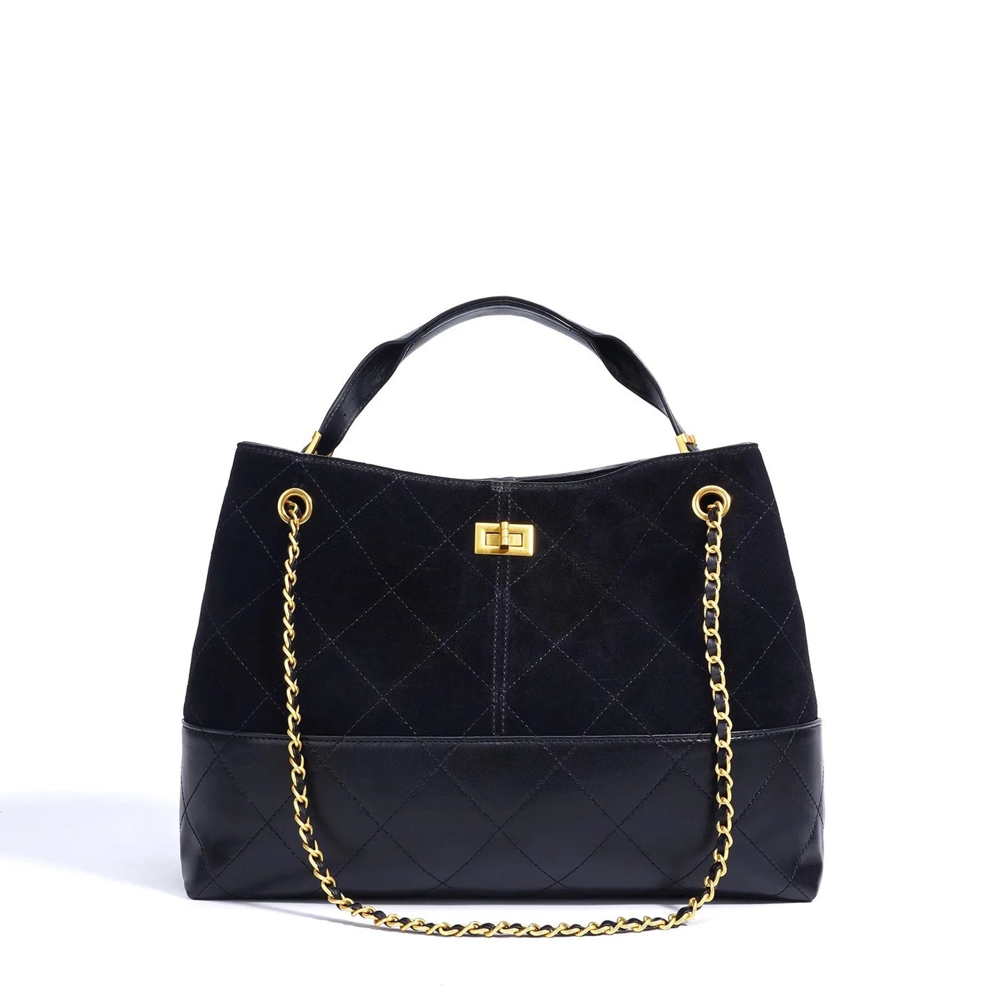 Genuine Suede Leather Shoulder Bag