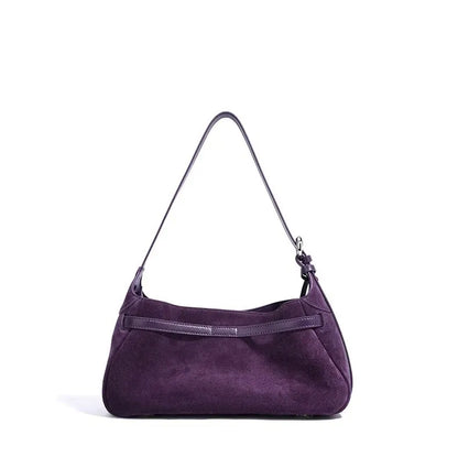 Luxury Suede Cowhide Shoulder Bag