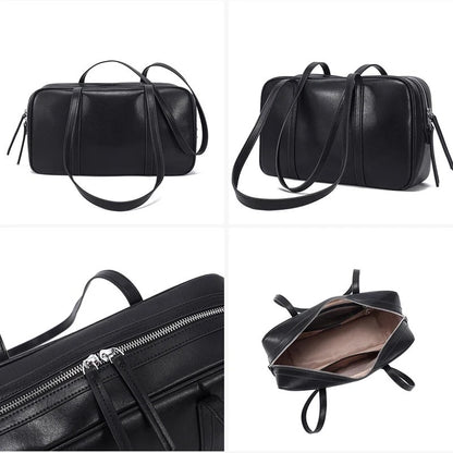 Luxury Genuine Cow Leather Shoulder Bag