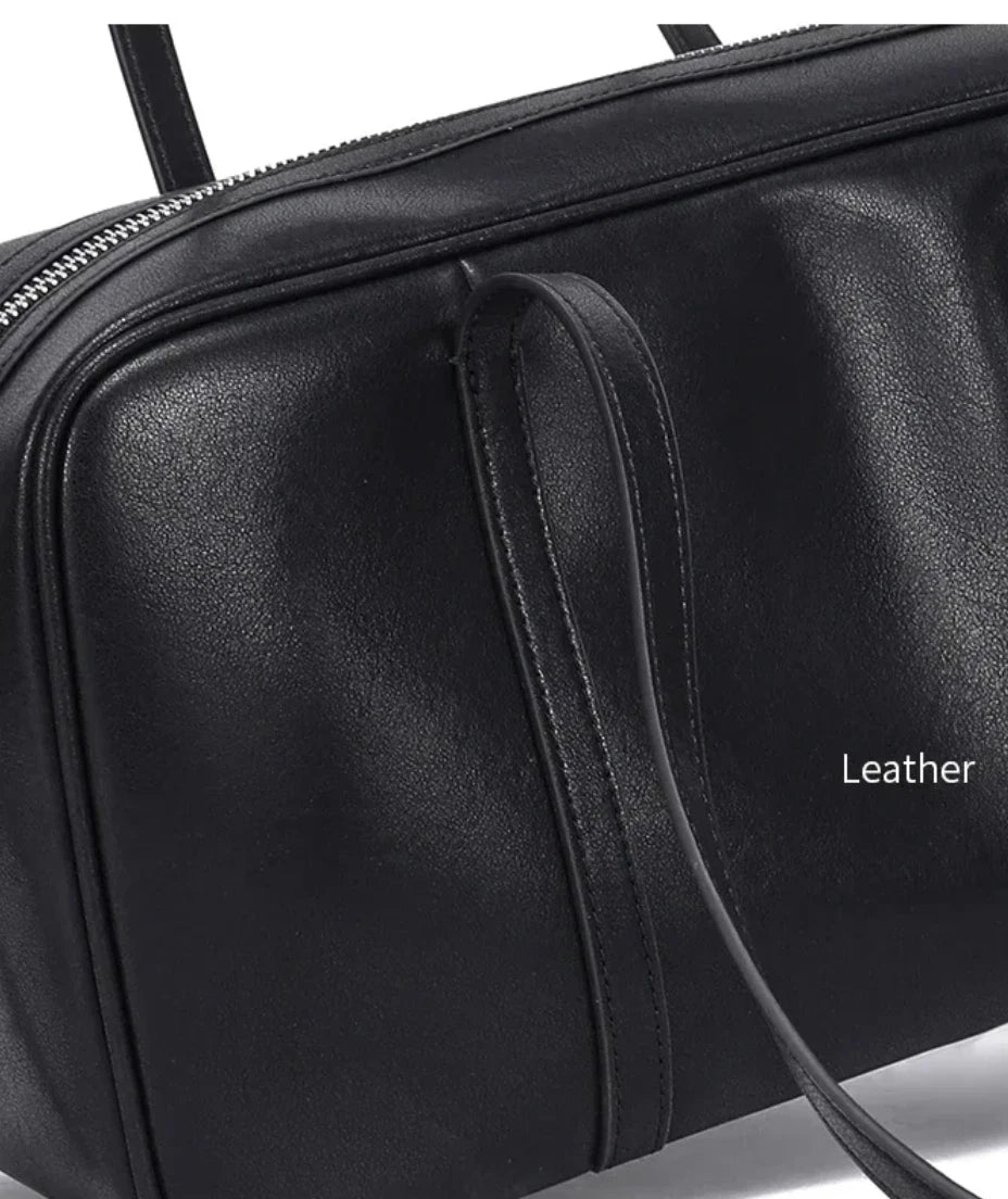 Luxury Genuine Cow Leather Shoulder Bag