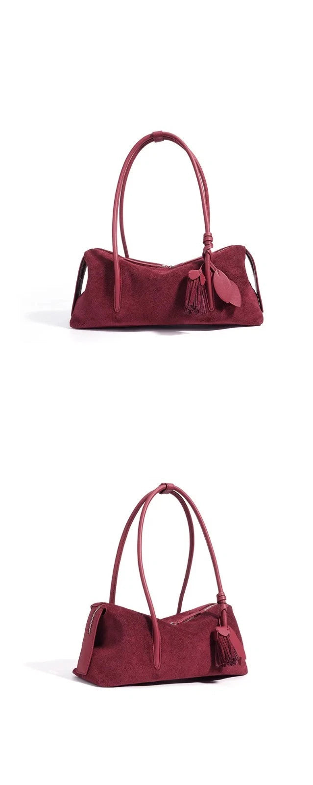 Luxury Suede Leather Crossbody Shoulder Bag