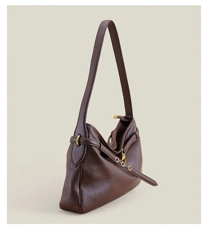 Genuine Cow Leather Tote Bag – Winter Suede Shoulder Bag Large Capacity Handbag