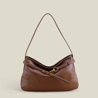 Genuine Cow Leather Tote Bag – Winter Suede Shoulder Bag Large Capacity Handbag