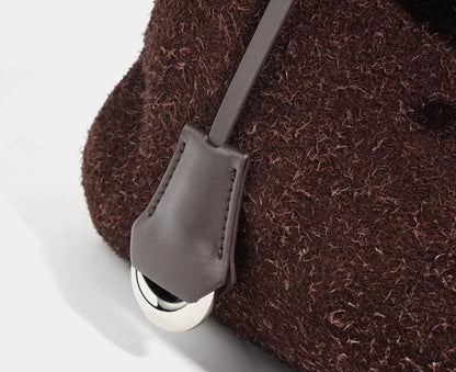 Women’s Frosted Cowhide Shoulder Bag