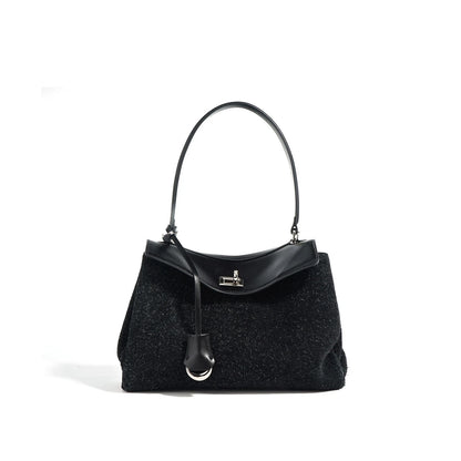 Women’s Frosted Cowhide Shoulder Bag