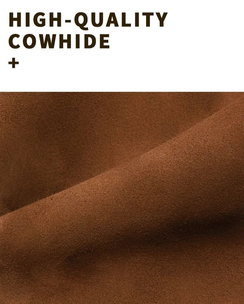 Women’s Genuine Suede Leather Shoulder Bag