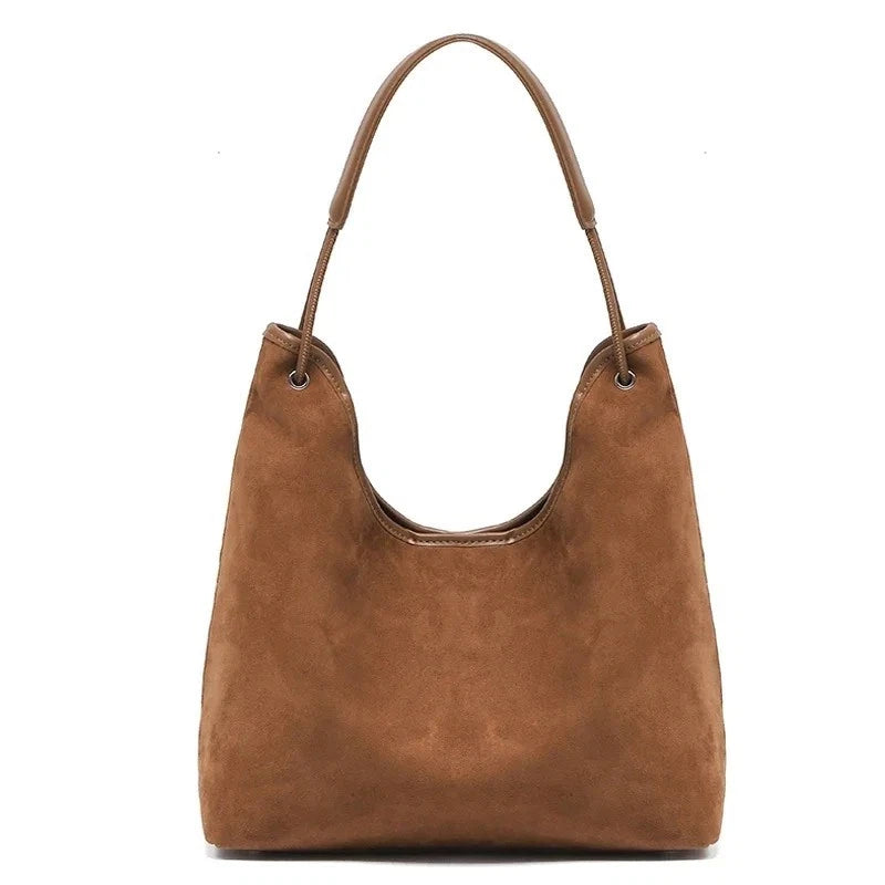 Women’s Genuine Suede Leather Shoulder Bag